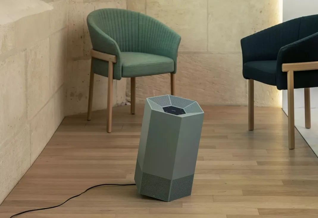 Shield JVD air purifier malachite green